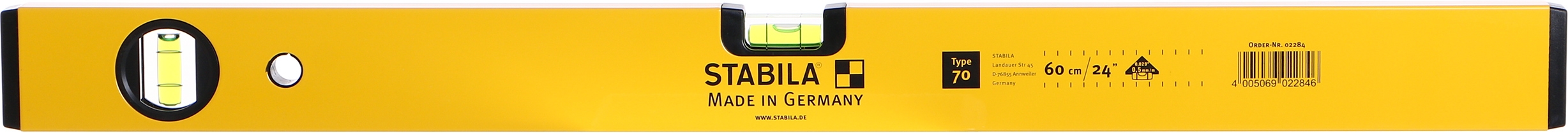 Уровень 60 см Stabila Type 70 2284 - фото 2