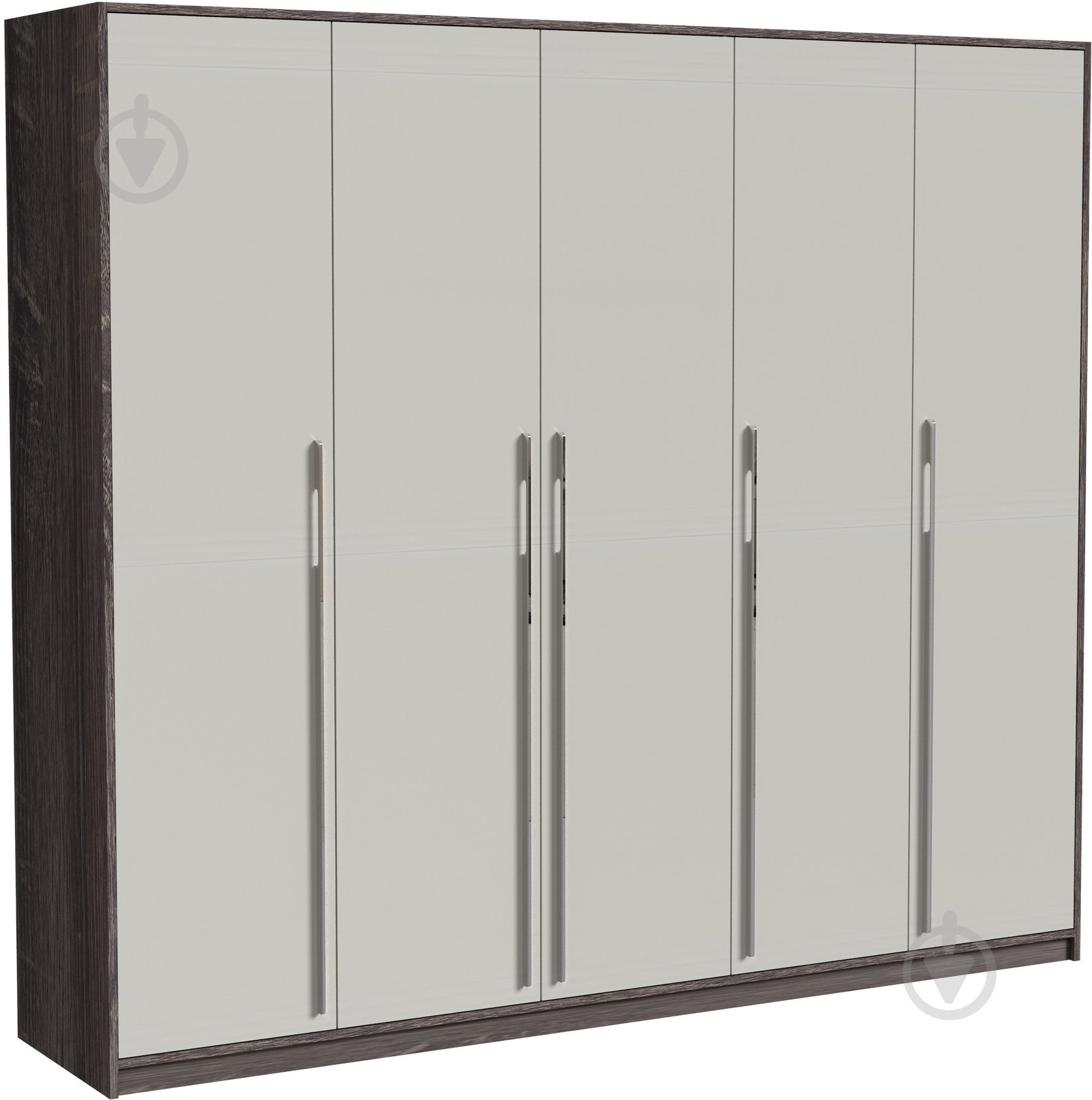 Шкаф Luxe Studio Loom 2476 2200х2476х564 мм агат серый глянец / светло-серый - фото 1 Шкаф Luxe Studio Loom 2476 2200х2476х564 мм агат серый глянец / светло-серый - фото 1