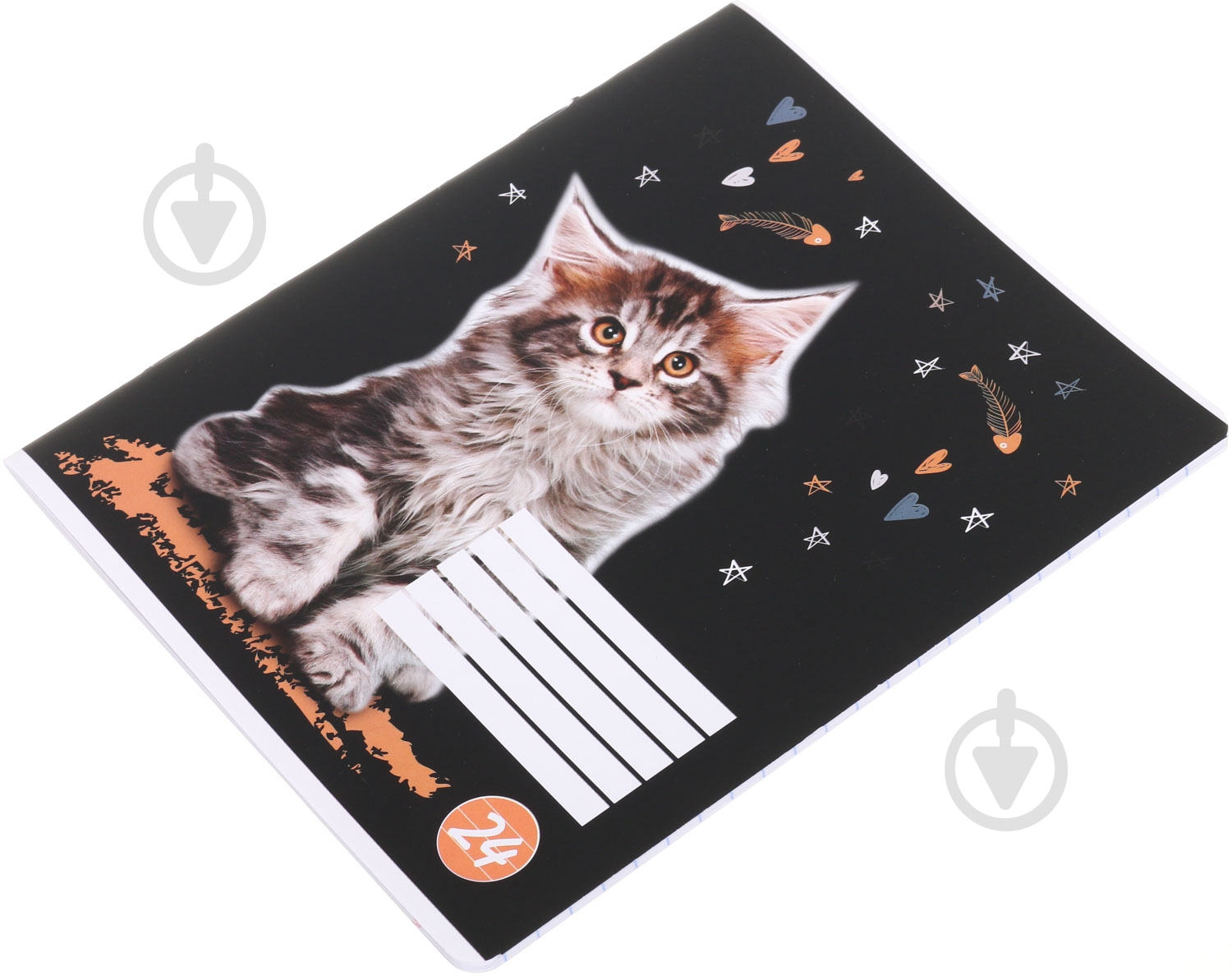 Зошит шкільний cat 24 аркуша лінія чорний - фото 3 Зошит шкільний cat 24 аркуша лінія чорний - фото 3