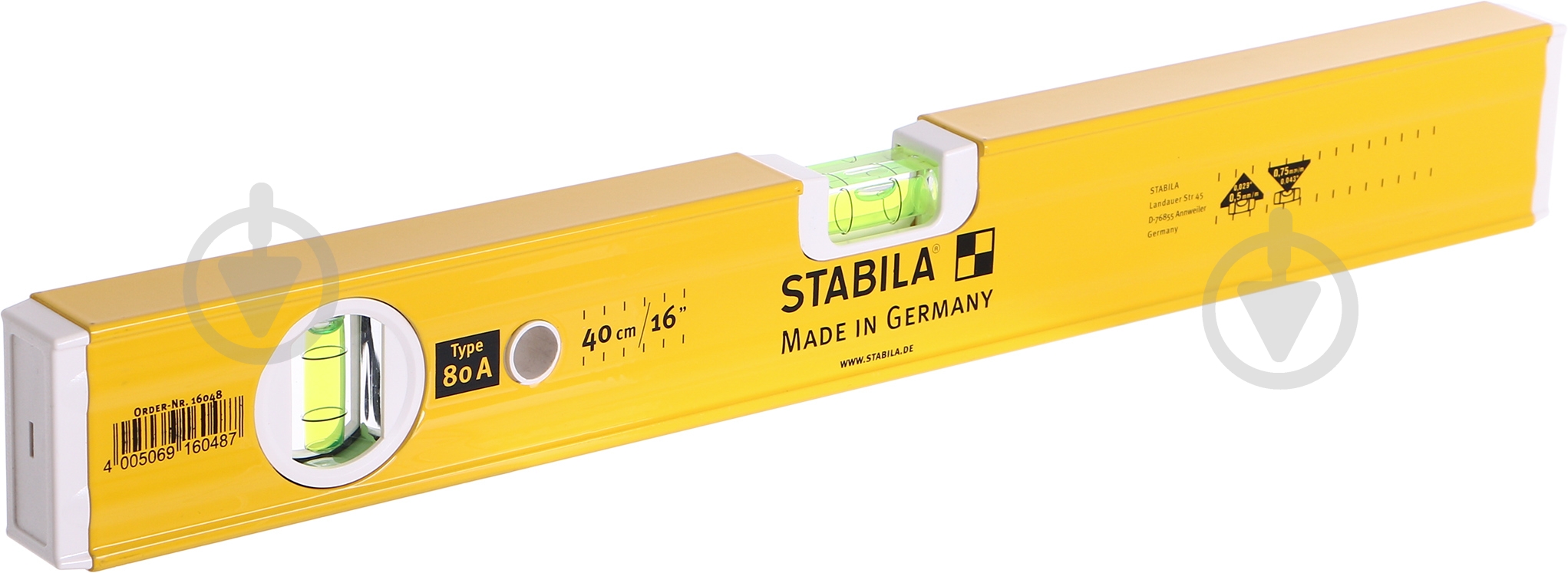 Уровень 40 см Stabila Type 80 A 16048 - фото 1