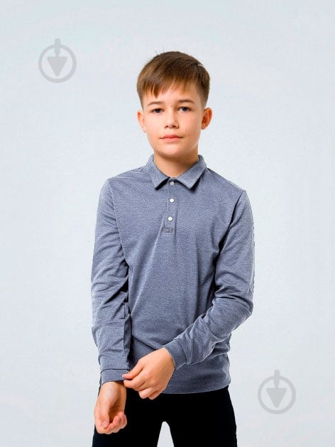 Поло Smil 114742 р.140 джинс - фото 8 Поло Smil 114742 р.140 джинс - фото 8