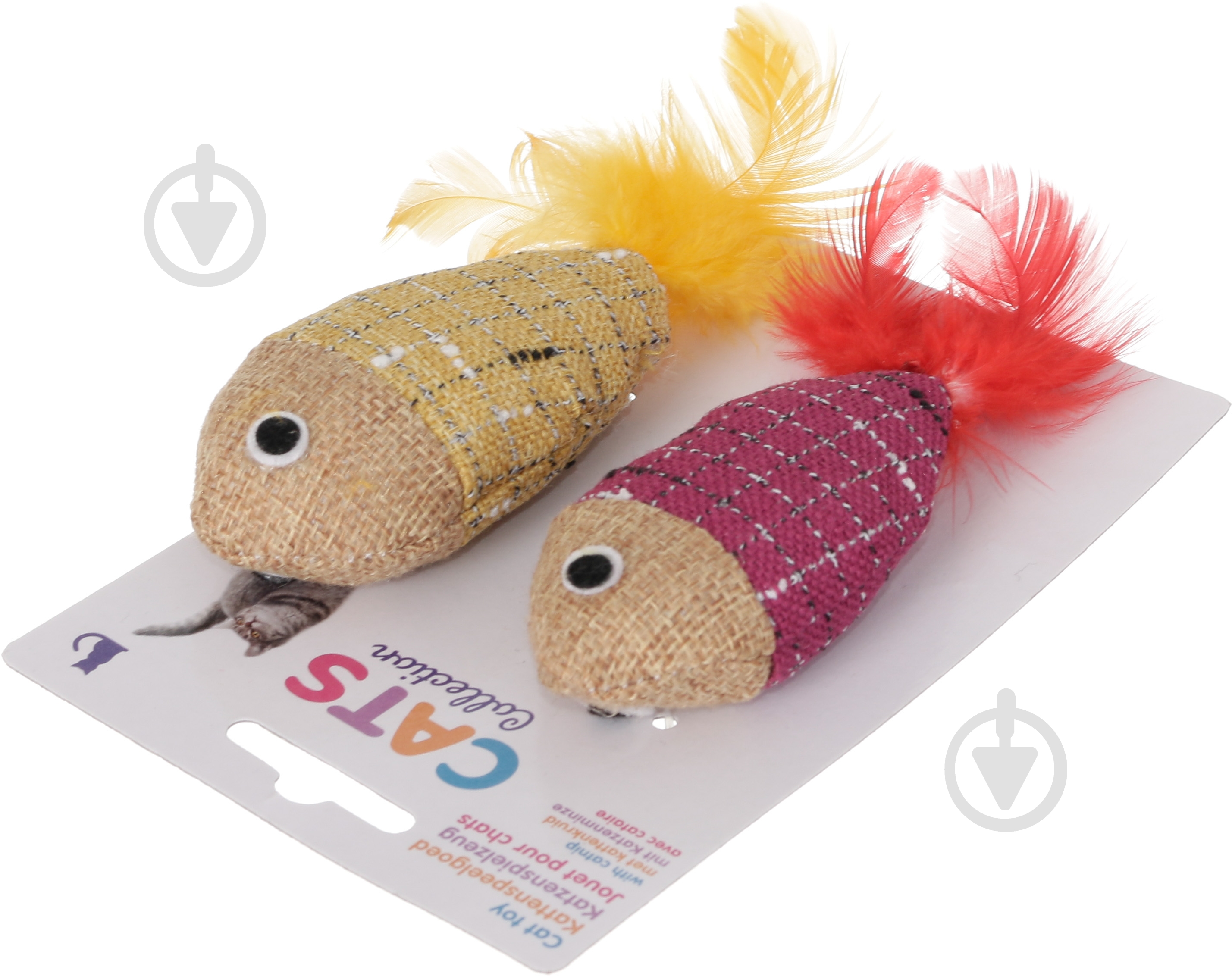 Набір іграшок для котів 2 шт. різнокольоровий 491003480 різнокольоровий (491003480) - фото 2 Набір іграшок для котів 2 шт. різнокольоровий 491003480 різнокольоровий (491003480) - фото 2