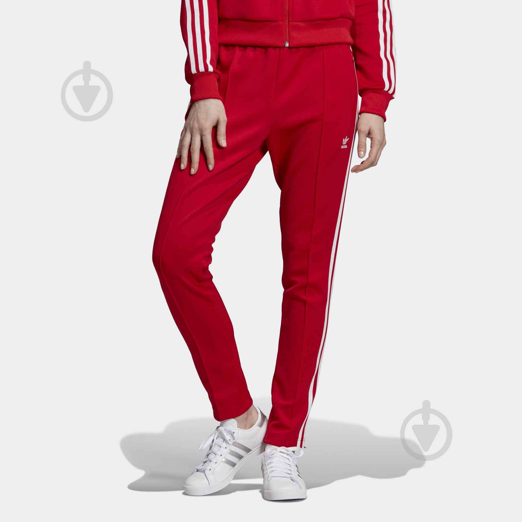 Брюки Adidas SST TP ED7575 р. 34 красный - фото 3