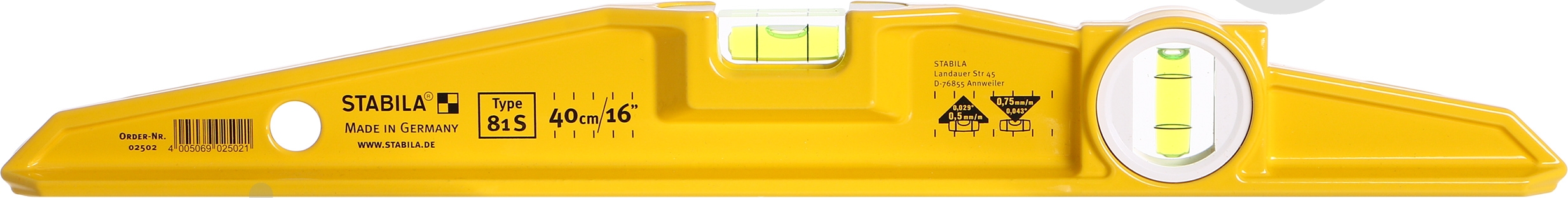 Уровень 40 см Stabila Type 81S 2502 - фото 2