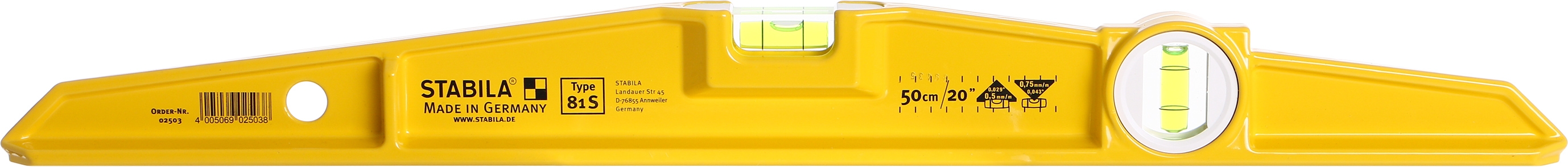 Уровень 50 см Stabila Type 81S 2503 - фото 2
