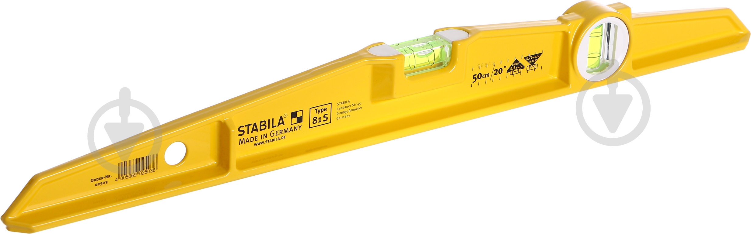 Уровень 50 см Stabila Type 81S 2503 - фото 1