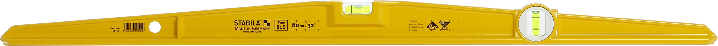 Уровень 80 см Stabila Type 81S 2505 - фото 2