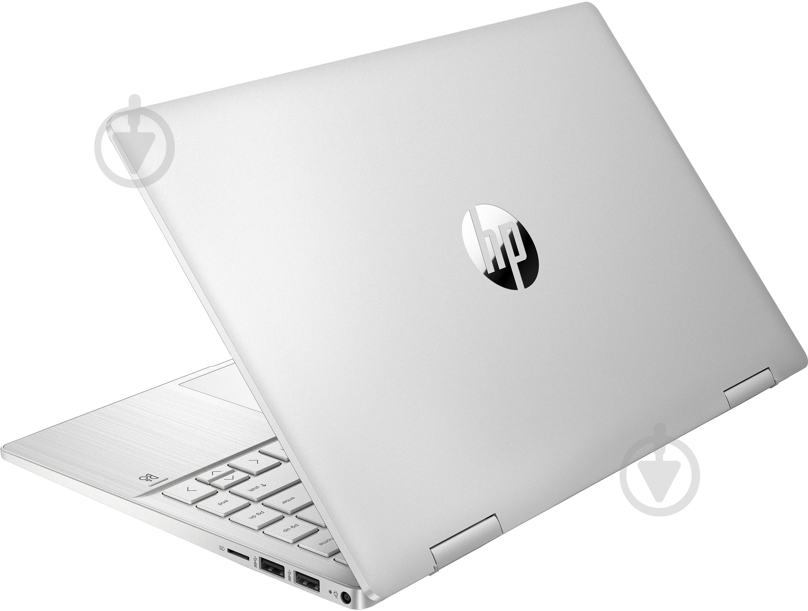 Ноутбук HP Pavilion x360 14" (825D9EA) natural silver - фото 5