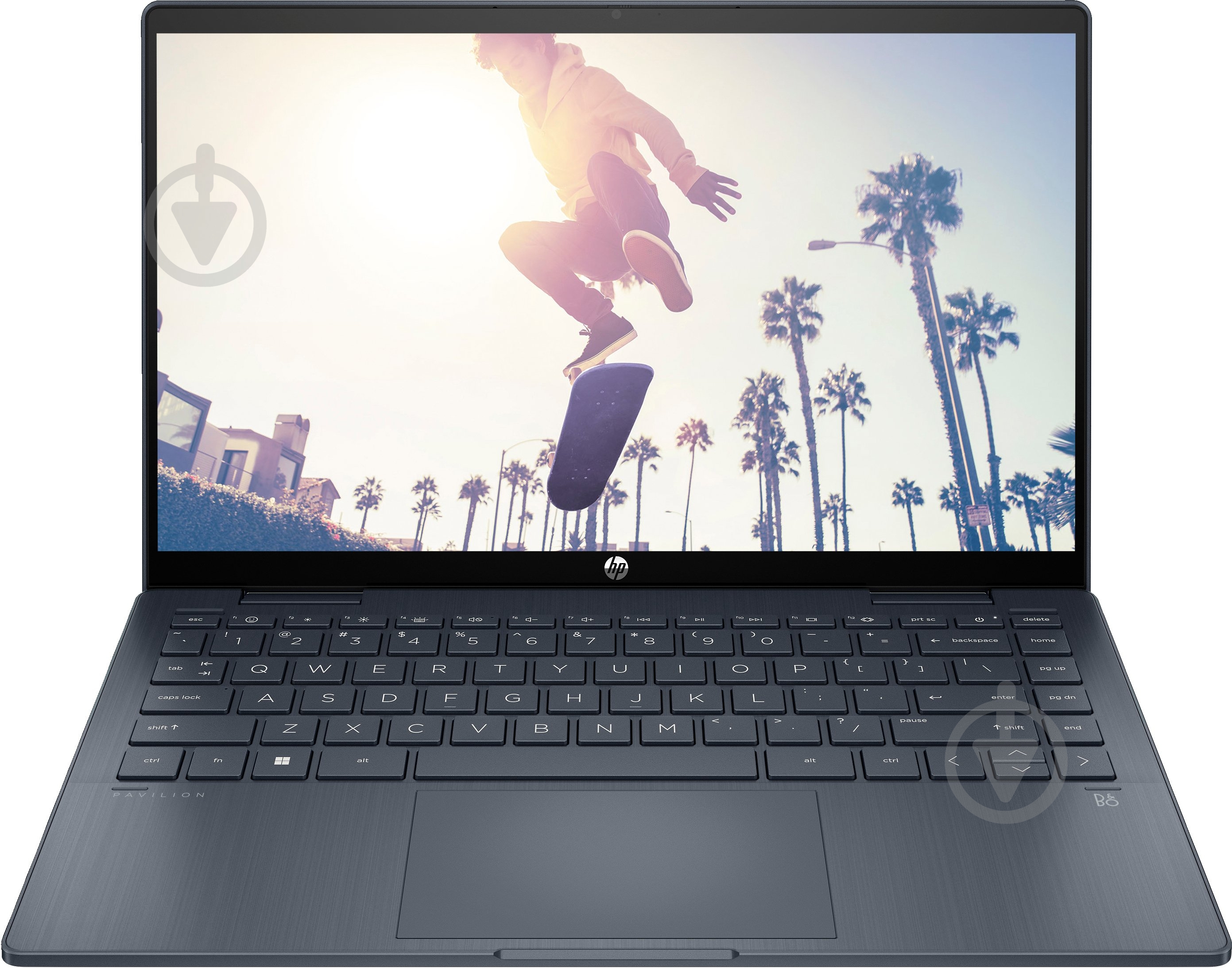 Ноутбук HP Pavilion x360 14" (826T0EA) space blue - фото 5