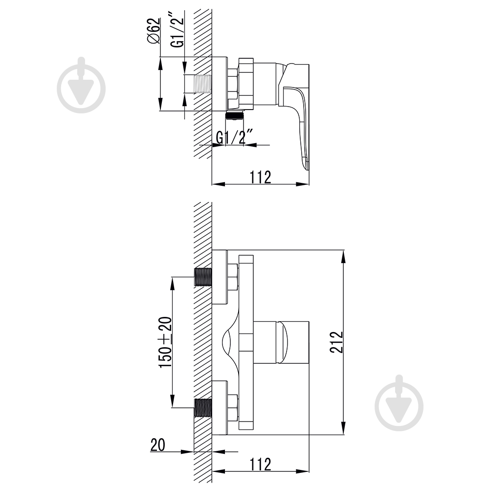 Смеситель Corso MAGGIORE 40 для душа Corso - фото 3 Смеситель Corso MAGGIORE 40 для душа Corso - фото 3