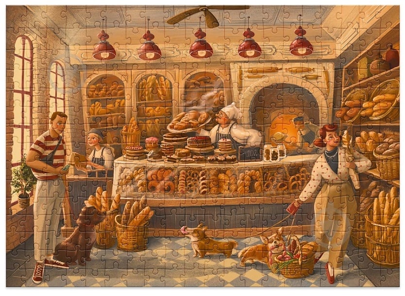 Пазл DoDo Пекарня, 300 элементов 300589 - фото 2 Пазл DoDo Пекарня, 300 элементов 300589 - фото 2