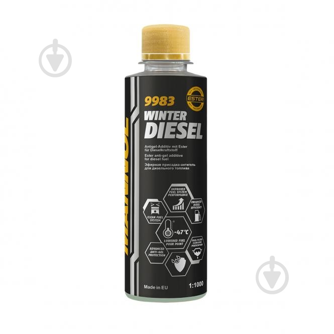 Антигель Mannol 9983 Winter Diesel 250 мл - фото 1 Антигель Mannol 9983 Winter Diesel 250 мл - фото 1