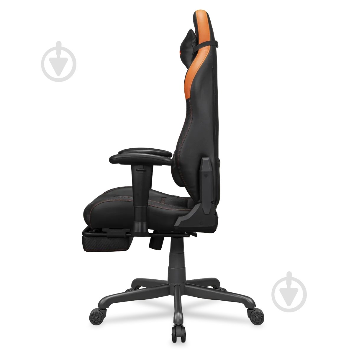 Кресло игровое Cougar EXPLORE NEO, дышащая экокожа черно-оранжевый - фото 4