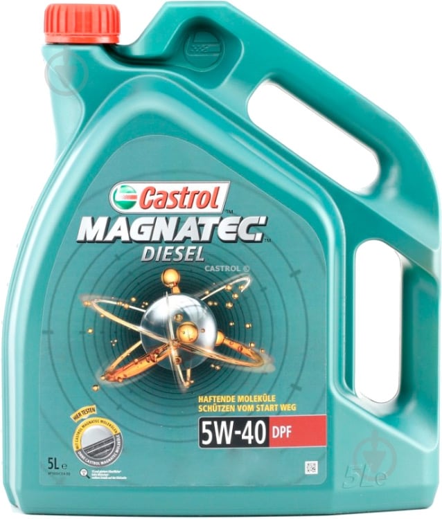 Моторна олива синтетична Castrol Magnatech Diesel DPF 5W-40 5 л (15A7B9) - фото 1