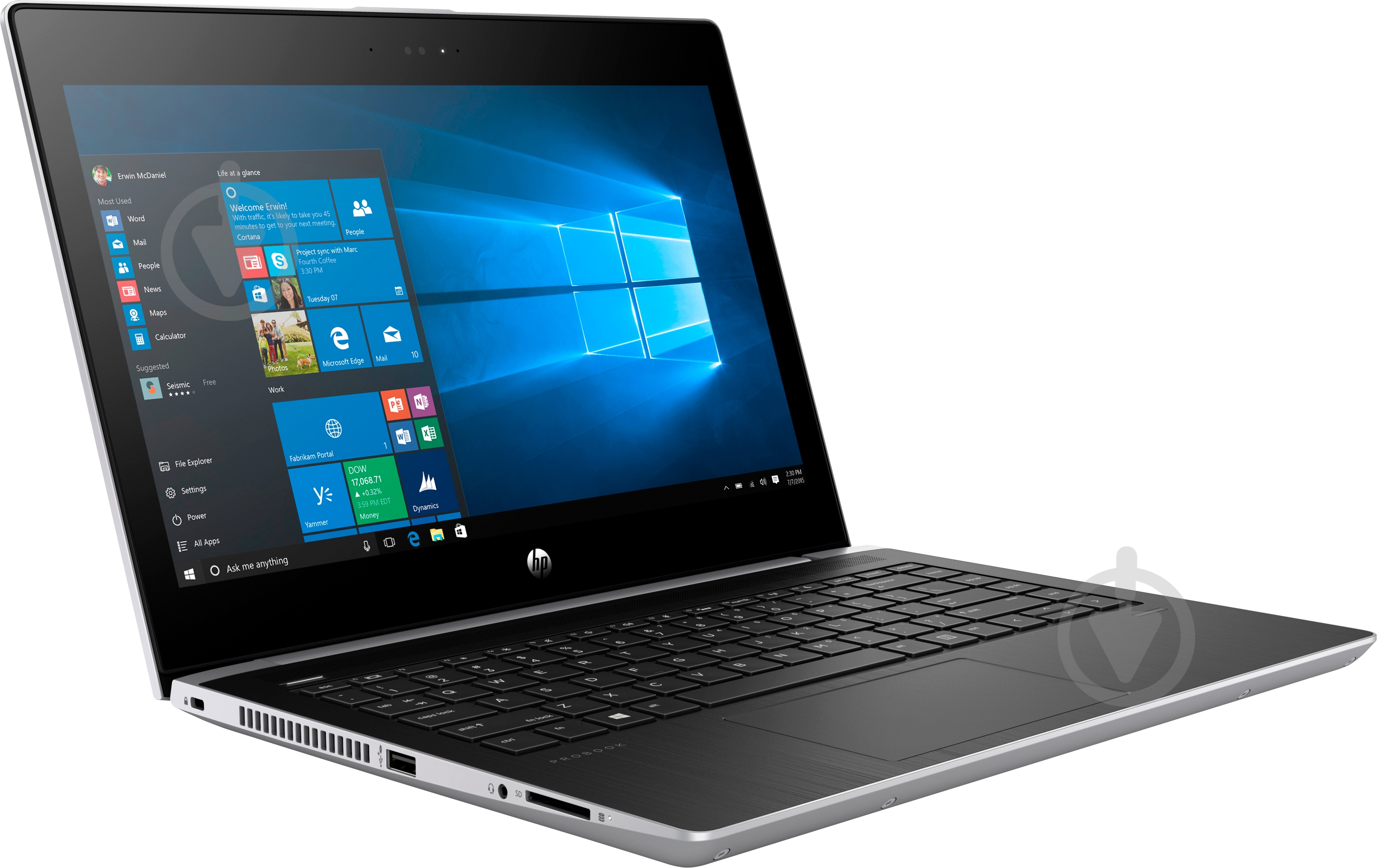 Ноутбук HP ProBook 430 G5 13.3" (1LR38AV_V2) silver - фото 2 Ноутбук HP ProBook 430 G5 13.3" (1LR38AV_V2) silver - фото 2