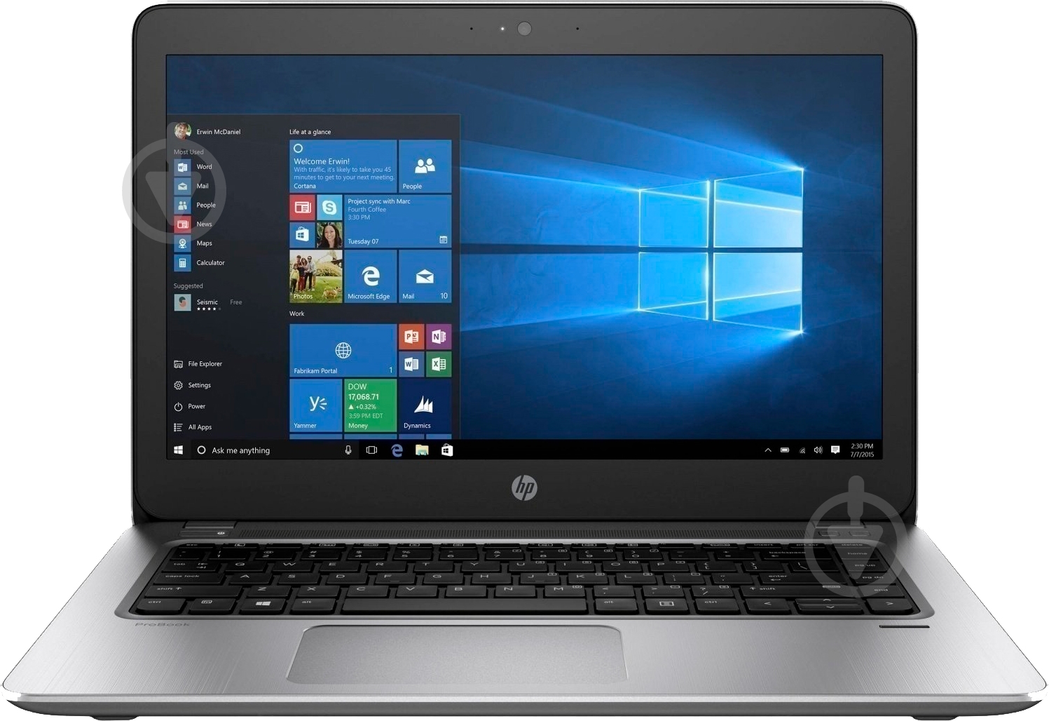 Ноутбук HP ProBook 440 G4 14" (W6N82AV_V2) silver - фото 1