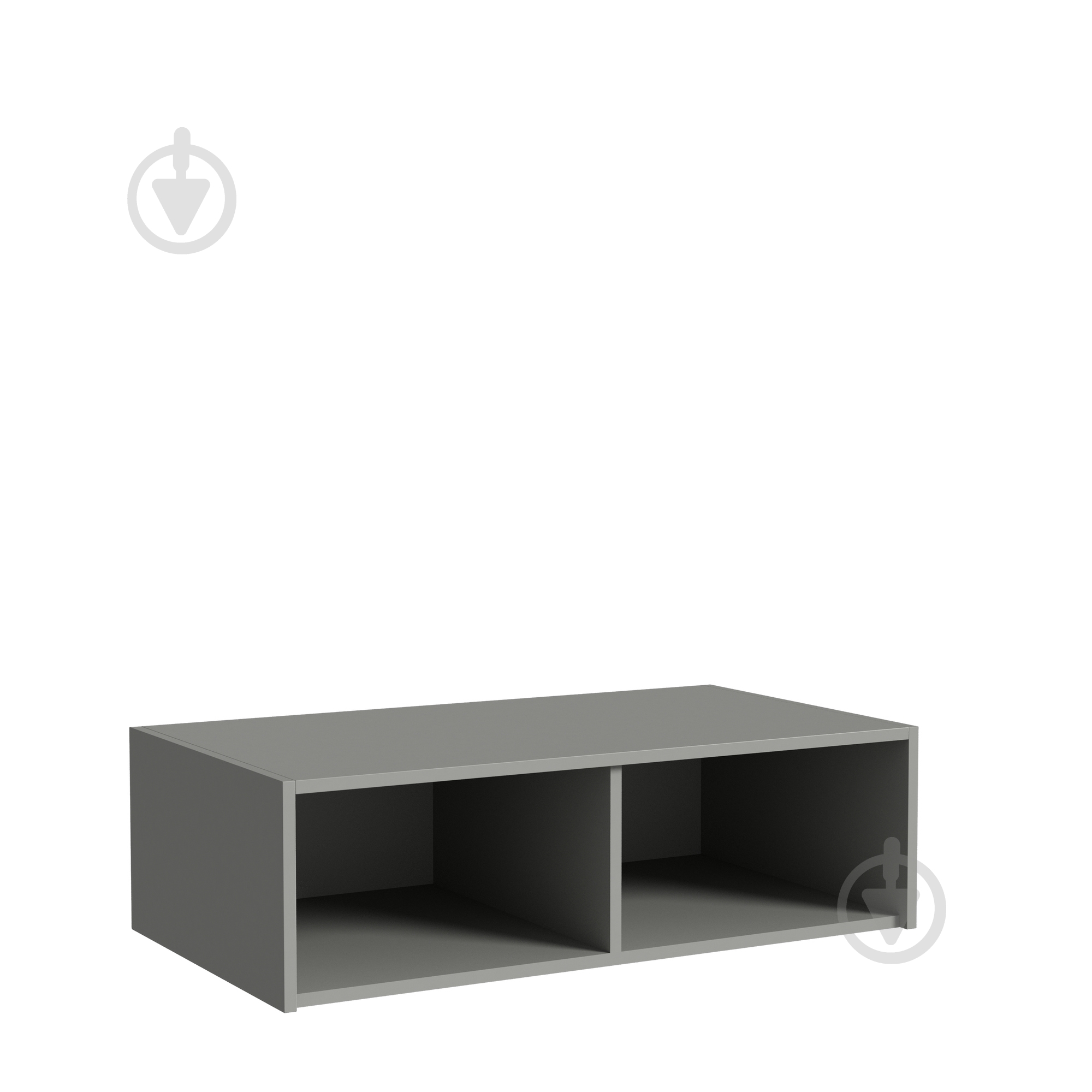 Полка Luxe Studio Loom 1012 300х1012х564 мм шиншилла / светло-серый - фото 2 Полка Luxe Studio Loom 1012 300х1012х564 мм шиншилла / светло-серый - фото 2