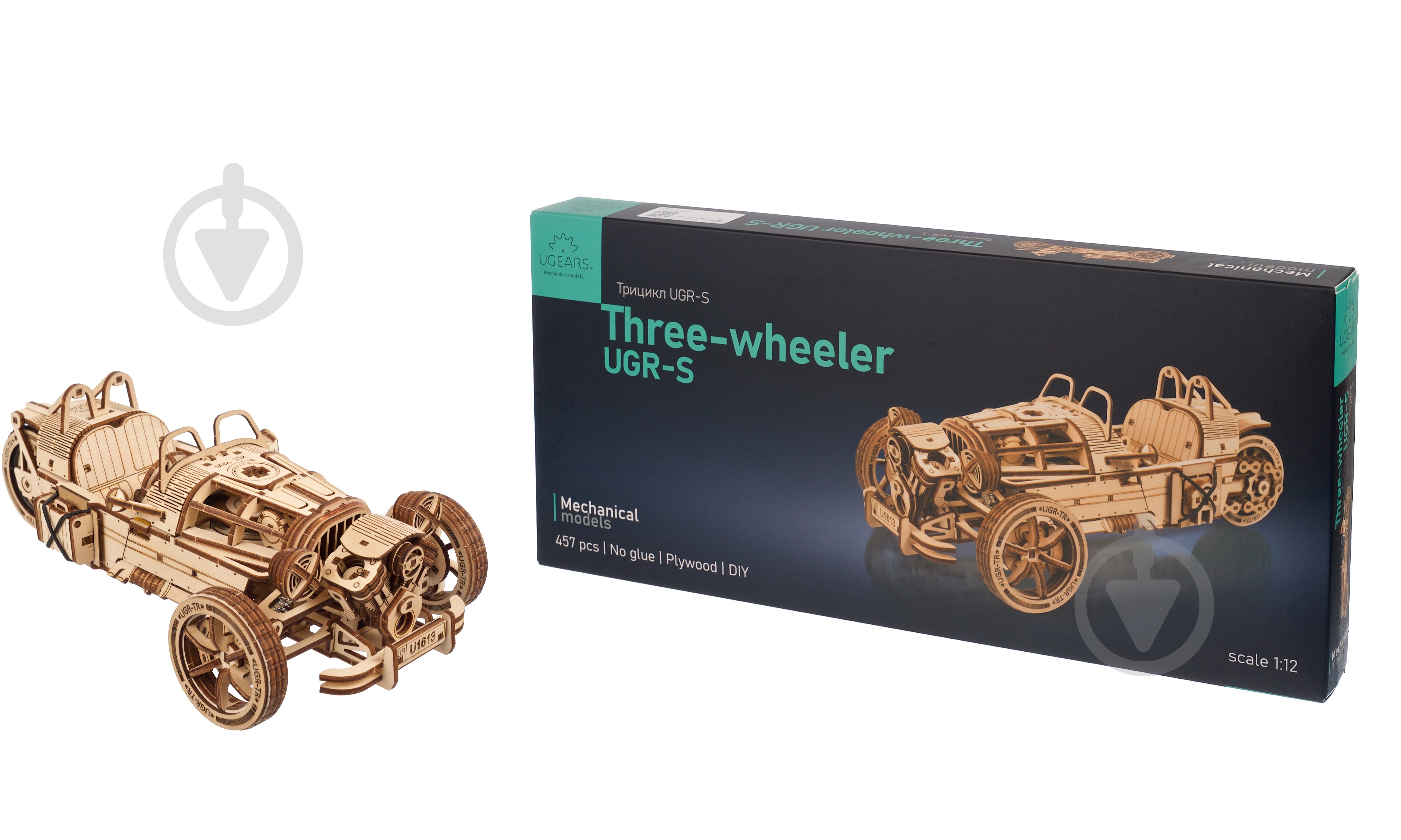 3D-пазл UGEARS Трицикл UGR-S - фото 1