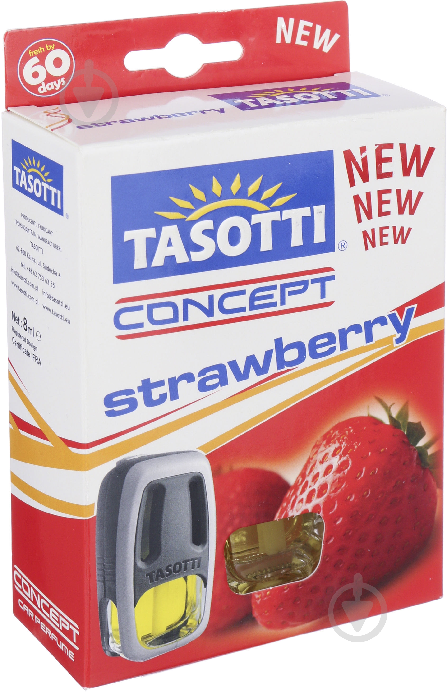 Ароматизатор на дефлектор Tasotti Concept strawberry - фото 2