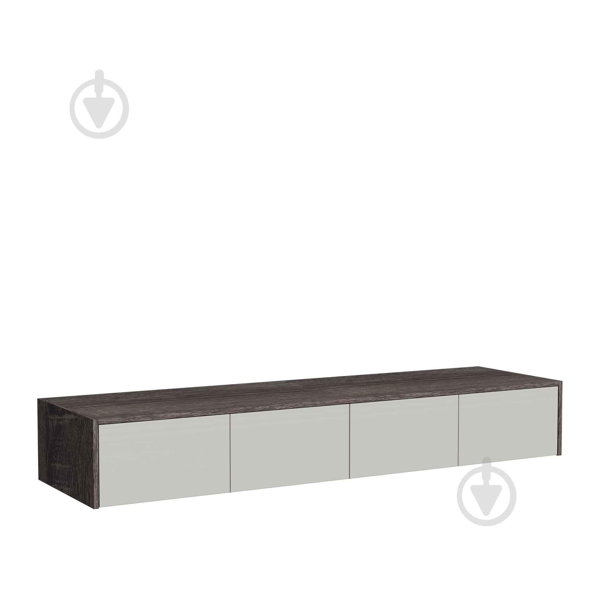 Полка Luxe Studio Loom 1988 300х1988х564 мм агат серый глянец / светло-серый - фото 1 Полка Luxe Studio Loom 1988 300х1988х564 мм агат серый глянец / светло-серый - фото 1