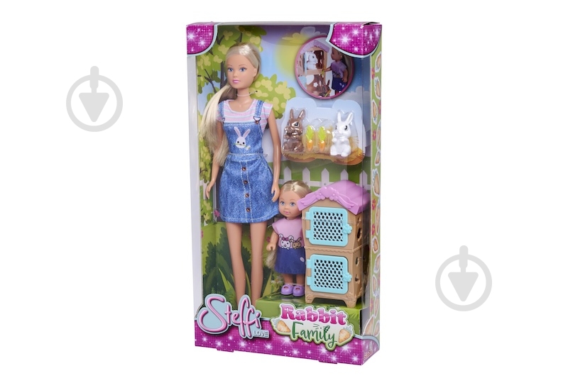 Кукольный набор Simba Штеффи Семья кроликов 5733667 - фото 1
