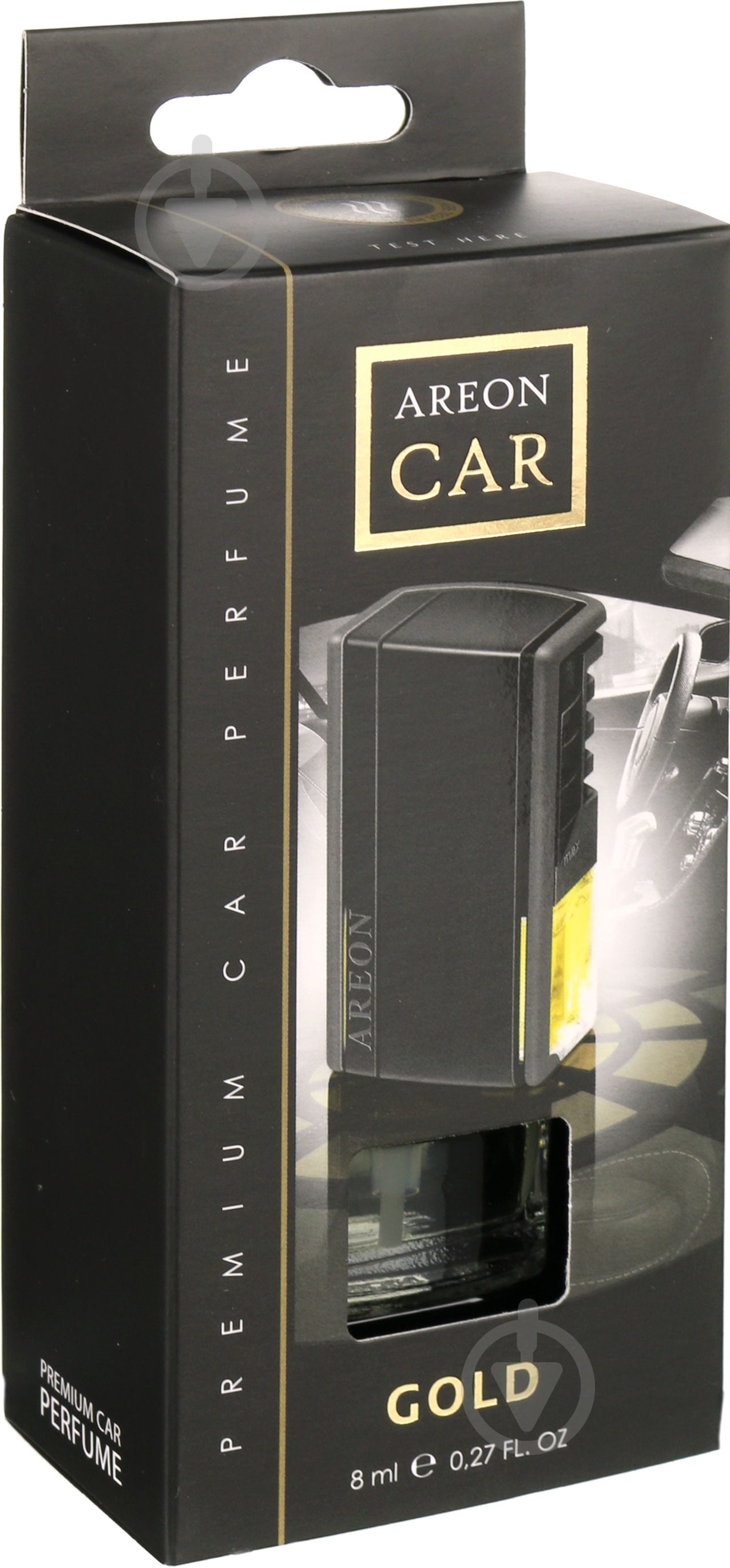 Ароматизатор на дефлектор Areon Car AC01 gold - фото 1