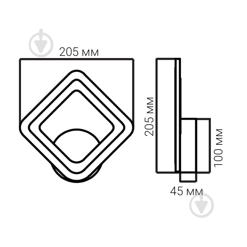 Бра ARDERO RAIN белый AL6441 - фото 4 Бра ARDERO RAIN белый AL6441 - фото 4