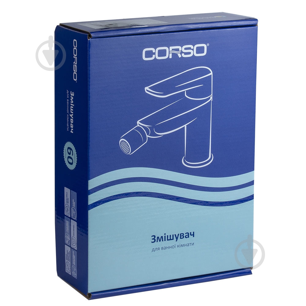 Смеситель для биде Corso LUGANO 26мм на шпильке (CH-1F147C) - фото 4 Смеситель для биде Corso LUGANO 26мм на шпильке (CH-1F147C) - фото 4