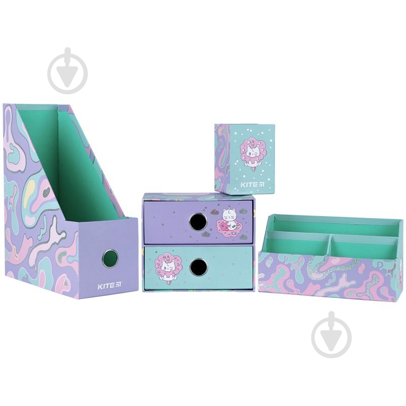 Органайзер настольный Rainbow Catcorn KITE - фото 3