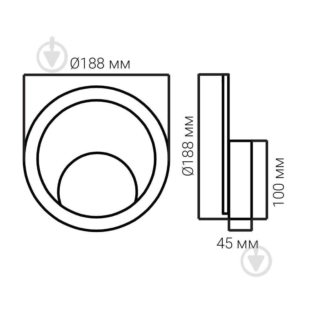 Светильник ARDERO RAIN белый AL6451 - фото 4