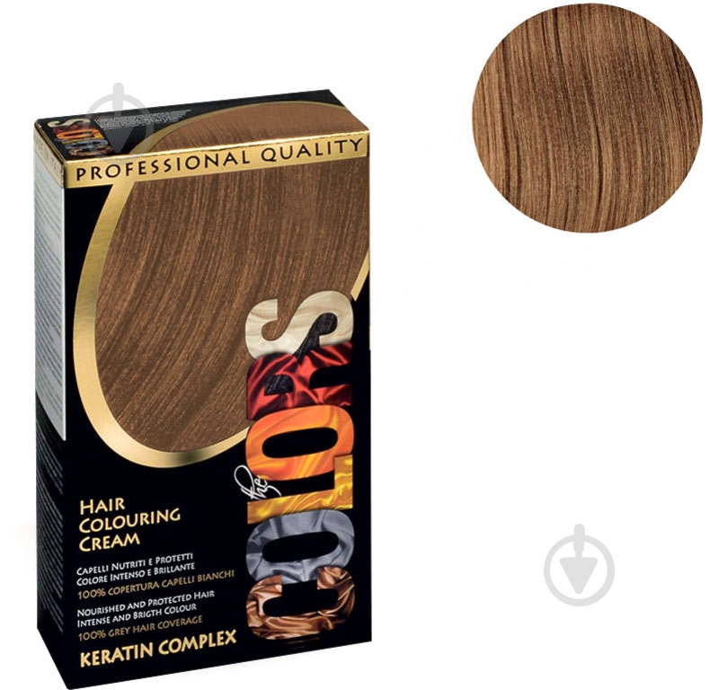 Краска для волос Maxima Color Colors с кератином №7 блонд 50 мл - фото 1 Краска для волос Maxima Color Colors с кератином №7 блонд 50 мл - фото 1