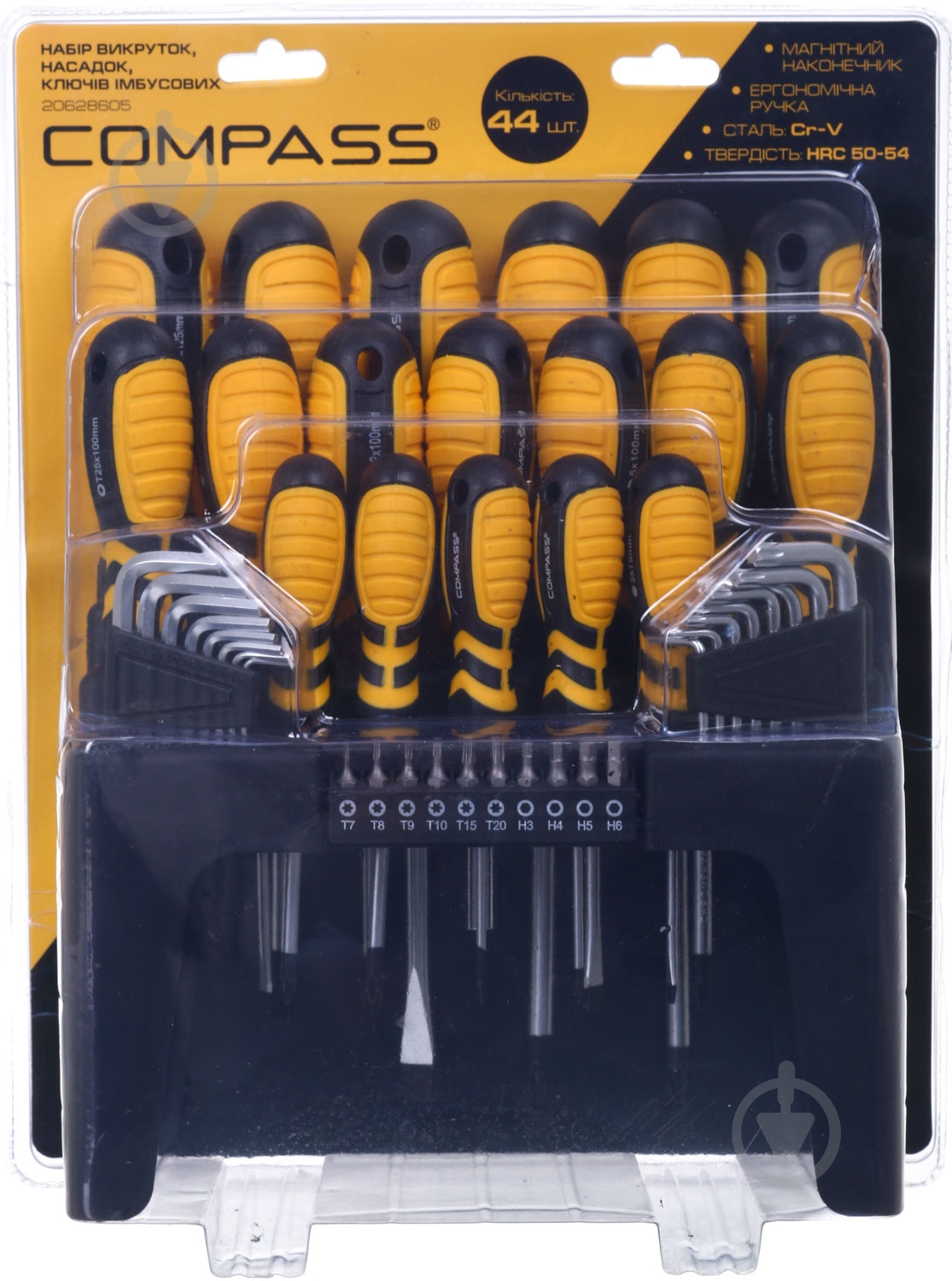 Набор отверток Compass CRV 44 шт EL-CP-44 - фото 10