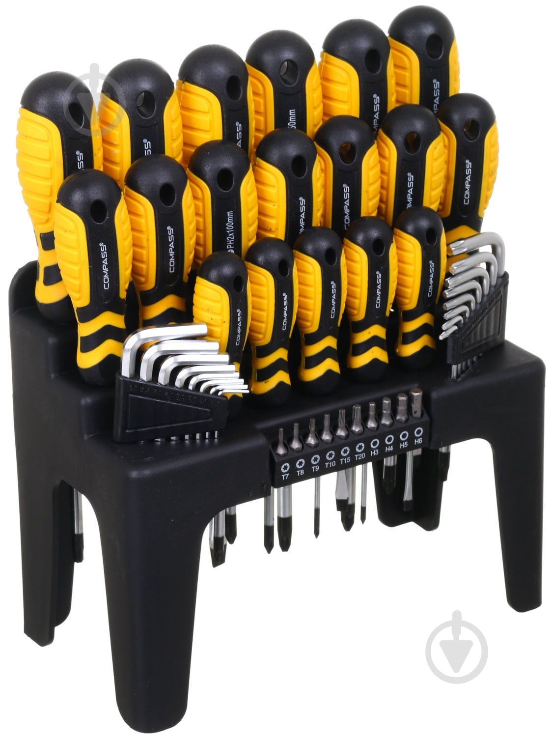 Набор отверток Compass CRV 44 шт EL-CP-44 - фото 1