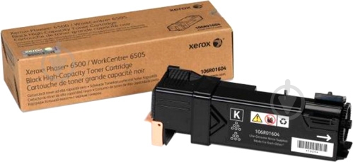 Тонер-картридж Xerox  black 106R01604 - фото 1