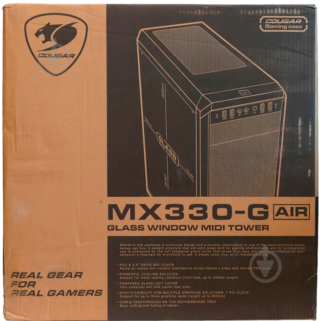 Корпус Cougar MX330-G Air Black (MX330-G Air) - фото 36