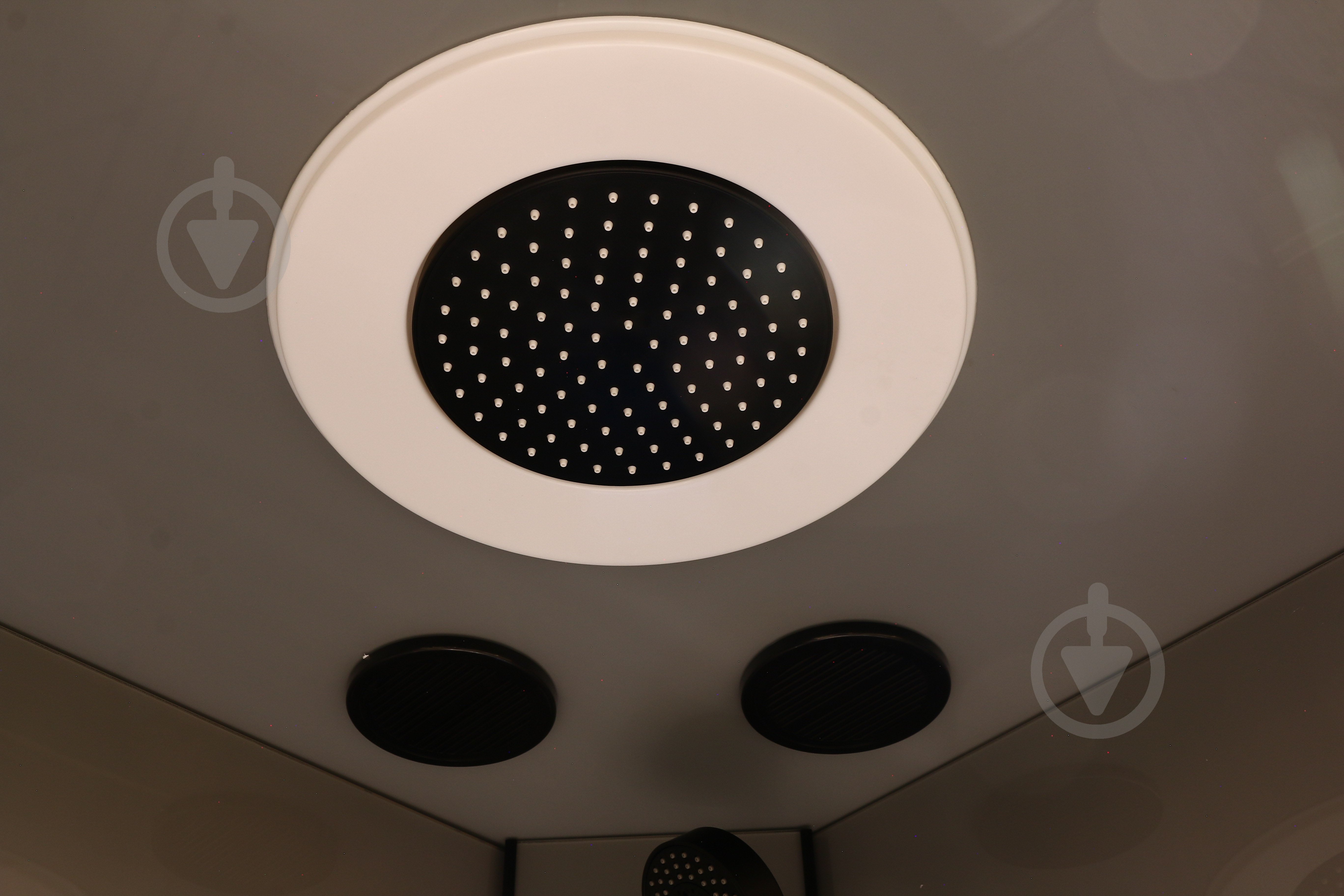 Душевой бокс EGO Pure Black Light 90x90 см K-6701 - фото 9