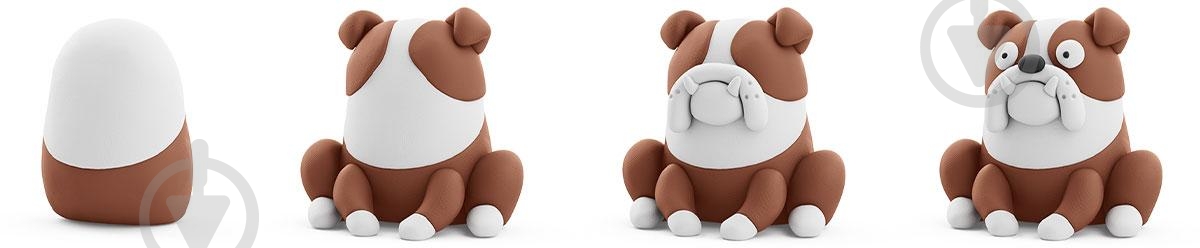 Набір пластиліну Lipaka Собаки-друзяки Бульдог Гіпно 30148-UA01 - фото 3