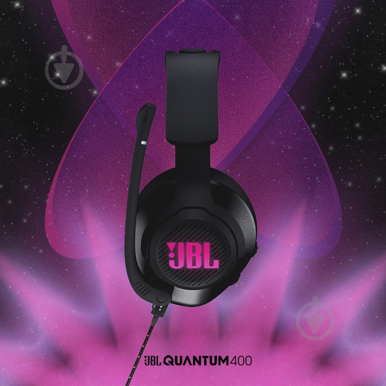Гарнитура игровая JBL Quantum 400 black (JBLQUANTUM400BLK) - фото 26