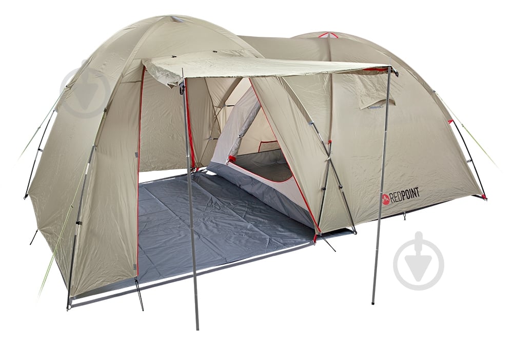 Палатка кемпинговая RED POINT Base 4 FIB - фото 1 Палатка кемпинговая RED POINT Base 4 FIB - фото 1