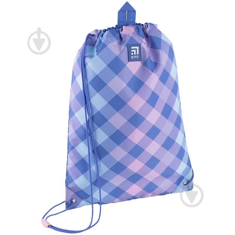 Сумка-мешок KITE для обуви Purple Chequer - фото 5