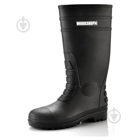 Сапоги резиновые WORKSHOP PVC S5 SRC р.45 5358603845 [019] Black - фото 1