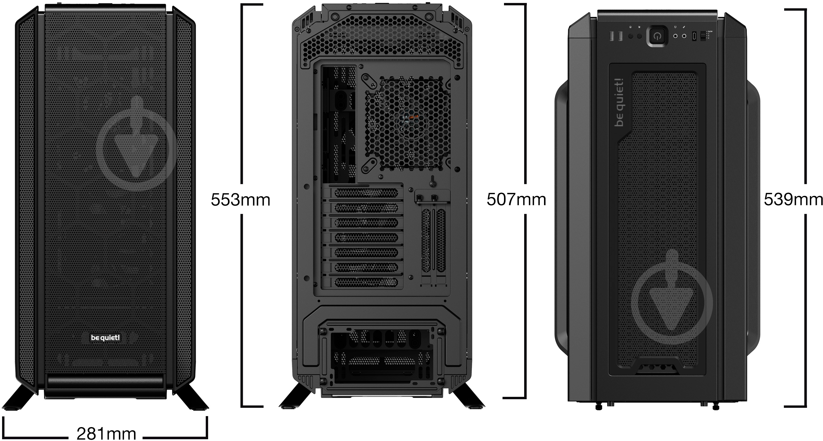 Корпус be quiet! Silent Base 802 Window Black (BGW39) - фото 11 Корпус be quiet! Silent Base 802 Window Black (BGW39) - фото 11