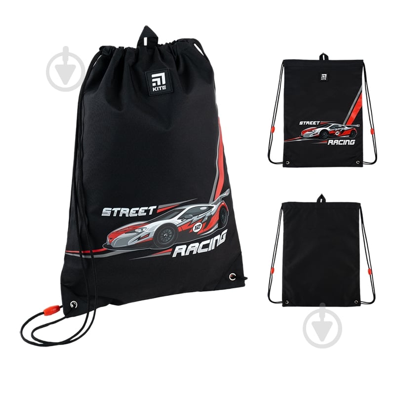 Сумка-мешок KITE для обуви Racing - фото 1 Сумка-мешок KITE для обуви Racing - фото 1