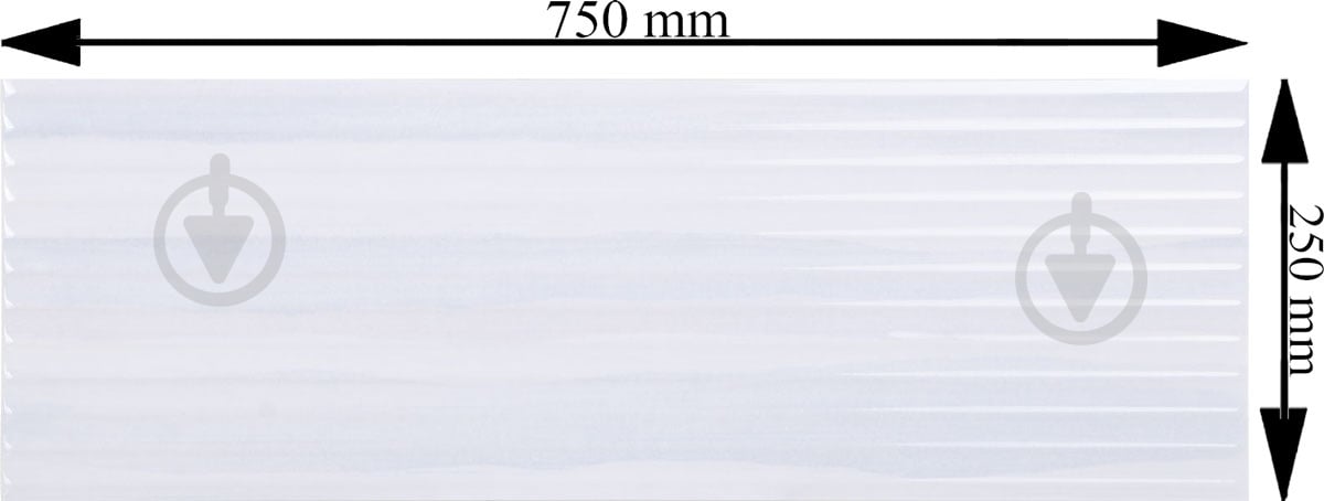 Плитка Opoczno Elegant stripes blue structure 25x75 см - фото 4