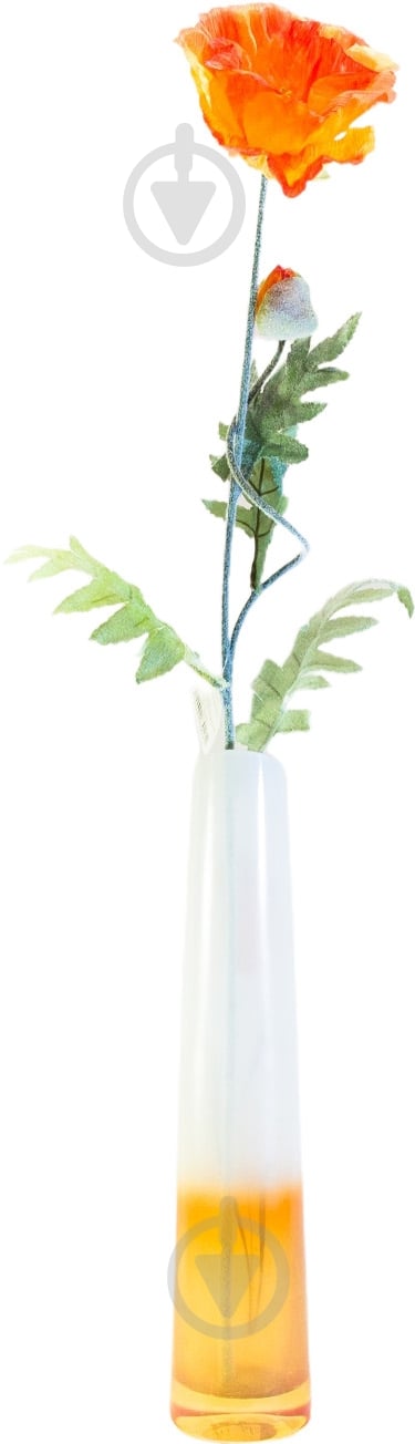 Цветок искусственный Мак 78 см оранжевый - фото 1 Цветок искусственный Мак 78 см оранжевый - фото 1