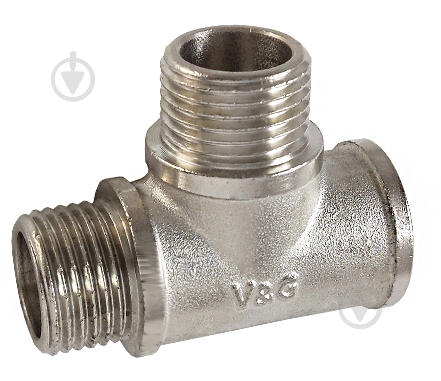 Тройник ННВ V&G VALOGIN ½" VG-202601 - фото 1 Тройник ННВ V&G VALOGIN ½" VG-202601 - фото 1