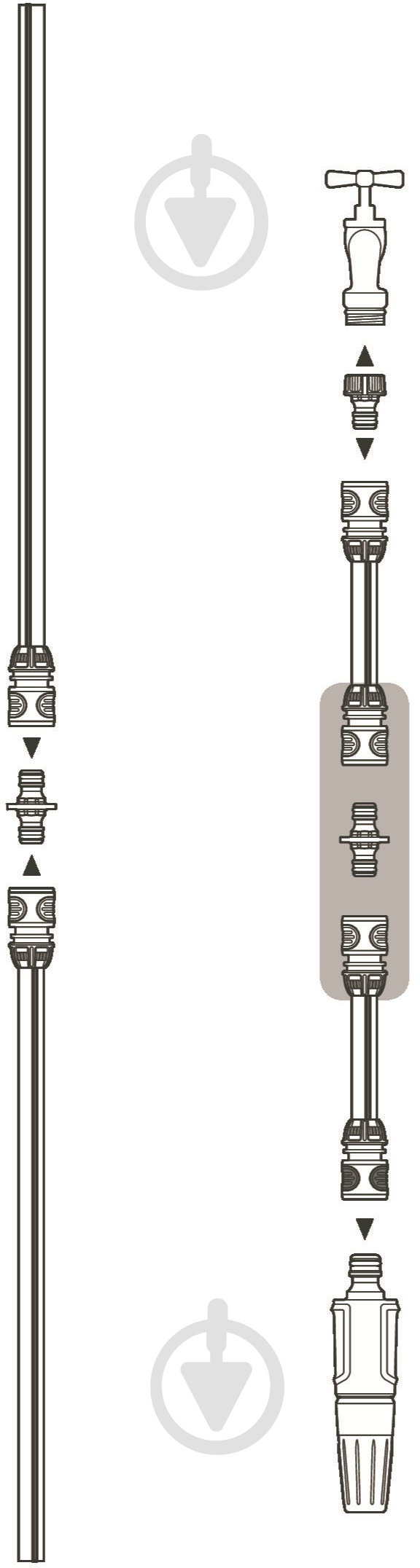 Комплект Gardena Original System для быстрого наращивания шлангов 1/2" 18283 - фото 5 Комплект Gardena Original System для быстрого наращивания шлангов 1/2" 18283 - фото 5