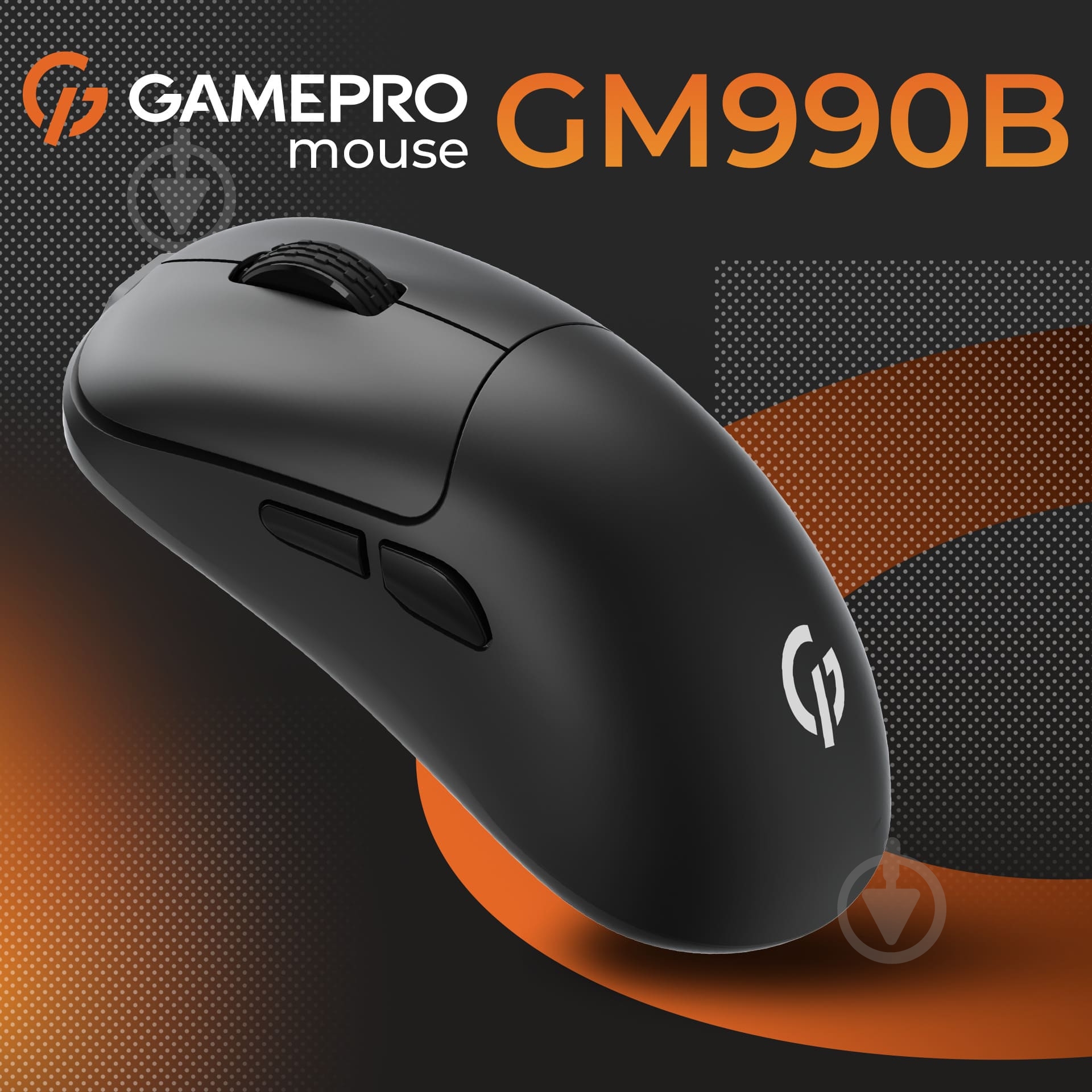 Мишка бездротова GamePro black (GM990B) - фото 5
