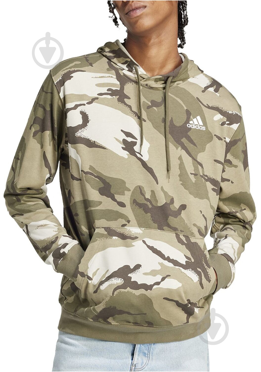 Джемпер Adidas IN7122 р.S оливковый - фото 2 Джемпер Adidas IN7122 р.S оливковый - фото 2