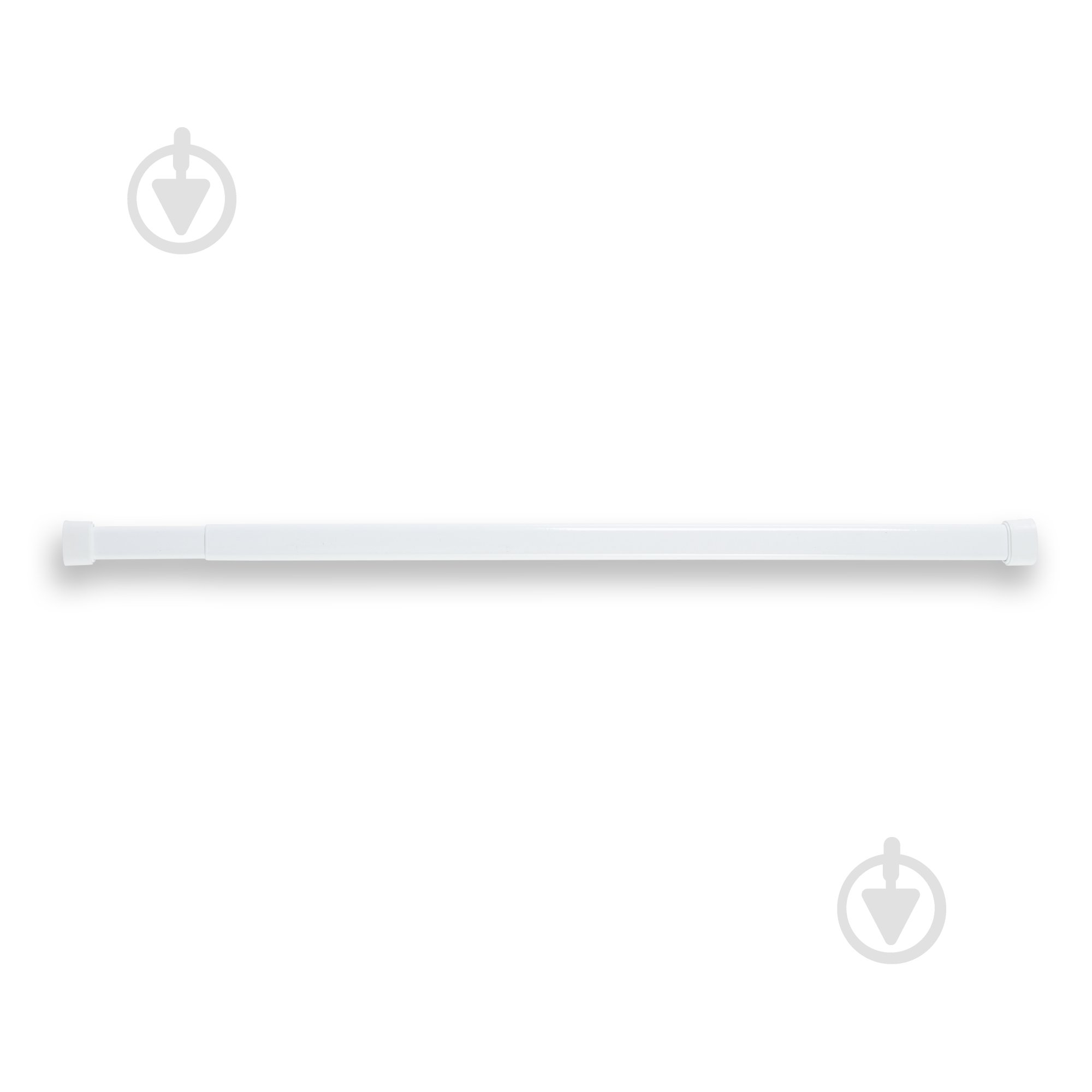 Карниз раздвижной VOLVER 67112 белый Cube длинный - фото 1